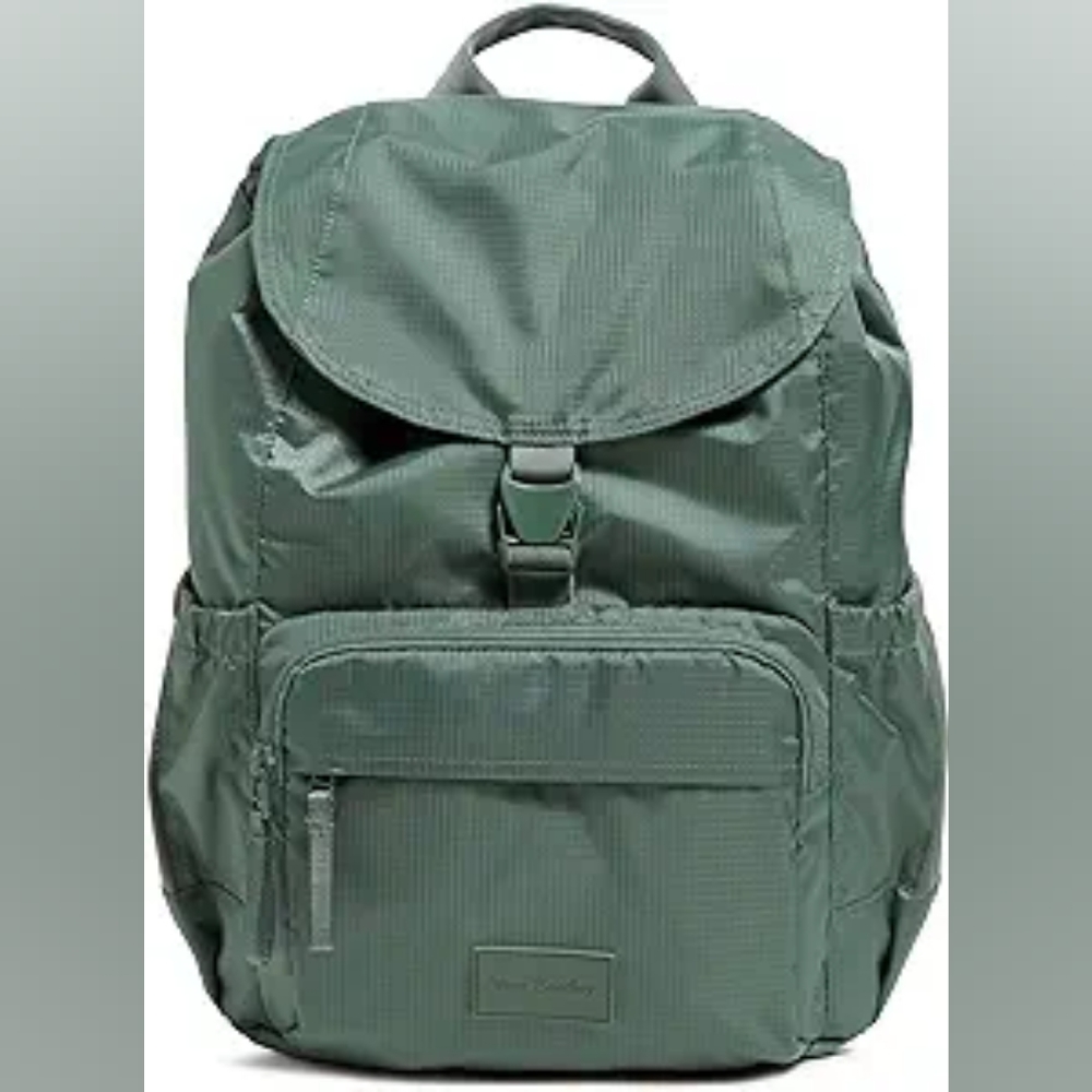 Vera Bradley Ripstop Campus Daytripper Backpack, Olive Leaf